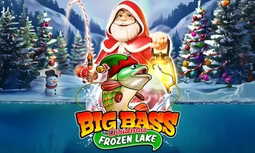 Big Bass Christmas Frozen Lake